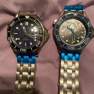 Stylish Blue and Silver Watches